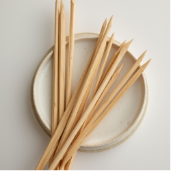 Natural Bamboo Appetizer Skewers Sticks