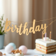 Cardboard Happy Birthday Letter Banner