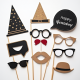 Cardboard Photo Booth Props Set