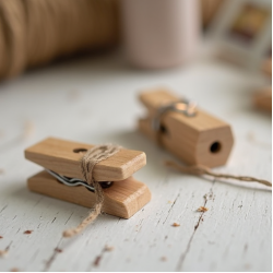 Mini Wooden Peg Craft Accessories