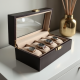 Faux Leather Watch Storage Box