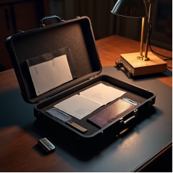 Document Archive Storage Organizer Case