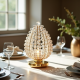 Elegant Crystal Bead Table Centerpiece