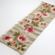 Luxury Faux Silk Floral Table Runner
