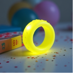 LED Flashing Rubber Jelly Rings