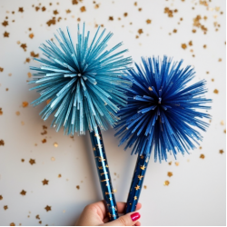 Metallic Fringe Party Noise Makers