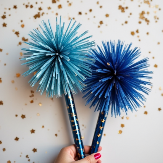 Metallic Fringe Party Noise Makers