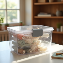 Portable Handle Craft Storage Container