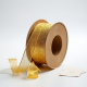 Glitter Ribbon Spool Gold