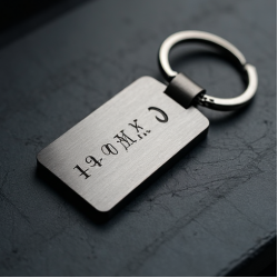 Custom Laser Engraved Keychain