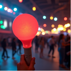 Glowing LED Foam Batons Cheering Sticks