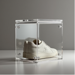 Clear Stackable Household Storage Bin