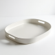 Heavy-Weight Melamine Oval Serving Tray