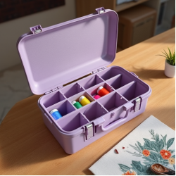 Portable Sewing Supplies Organizer Box