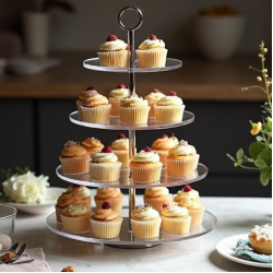 Tiered Round Cupcake Display Tower
