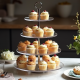 Tiered Round Cupcake Display Tower