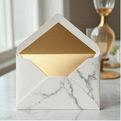 Luxury Marble Pattern Gift Envelope