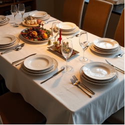 Disposable Plastic Rectangle Tablecloth