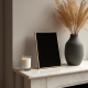 Contemporary Metal Edge Photo Frame