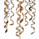 Hanging Foil Swirl Decorations Set