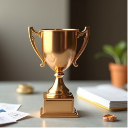 Mini Plastic Winner Trophy Cups