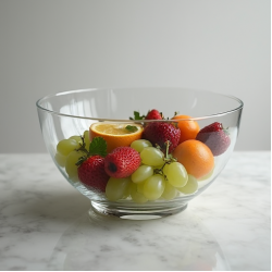 Large Acrylic Fruit Salad Serving Bowl