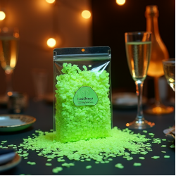 Glow in the Dark Poly Confetti Bag