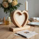 Wooden Hearts Puzzle Guest Book Alternative
