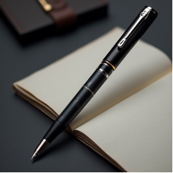 Sleek Metal Executive Fountain Pen