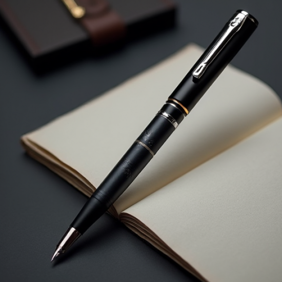 Sleek Metal Executive Fountain Pen