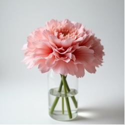 Soft Pink Carnation Floral Cluster