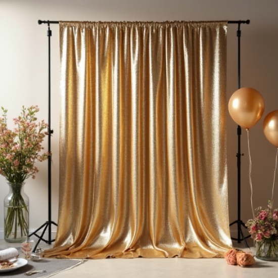 Shimmer Sequin Backdrop Curtain Panel