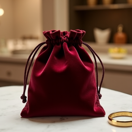 Velvet Jewelry Drawstring Pouch