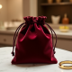 Velvet Jewelry Drawstring Pouch