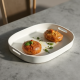 Heavy-Weight Melamine Oval Serving Tray