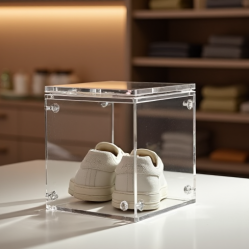 Clear Stackable Household Storage Bin