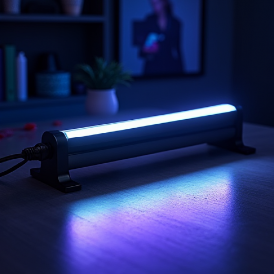 Compact Ultraviolet UV Blacklight Bar Lamp