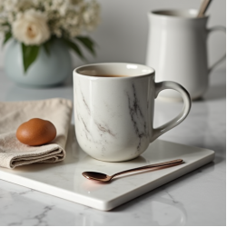 Marble Pattern Ceramic Coffee Mug
