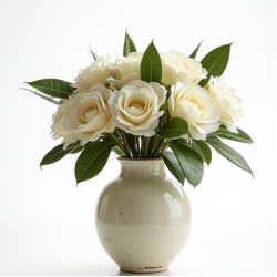Cream Gardenia Table Flower Accent