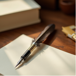 Classic Feather Calligraphy Pen
