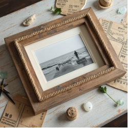 Rustic Rope Accent Memory Frame