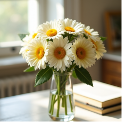 Sunrise Daisy Faux Floral Bouquet