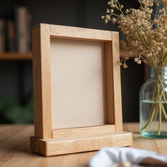 Wooden Hearts Puzzle Guest Book Alternative