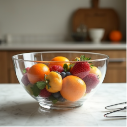 Large Acrylic Fruit Salad Serving Bowl