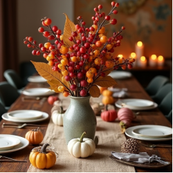Autumn Berry Artificial Stem Collection