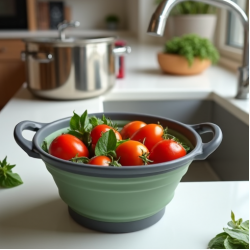 Foldable Colander Drain Basket