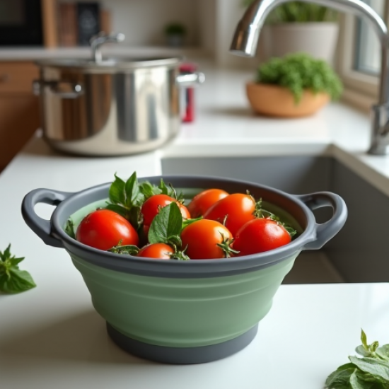 Foldable Colander Drain Basket