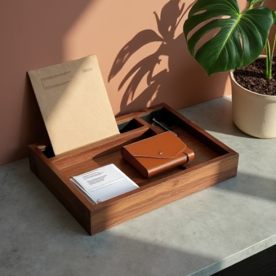 Entry Cabinet Essentials Organizer Tray
