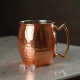 Hammered Copper Plated Party Mule Mugs