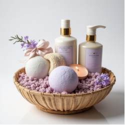 Relaxing Spa Bath Bomb Gift Basket